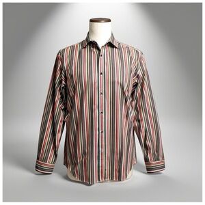 Ralph Lauren Made in Italy Multicolor Striped Shirt XL | Luxury Cotton